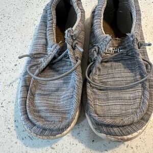 Hey Dude Gray Moccasins Slip-On Comfort